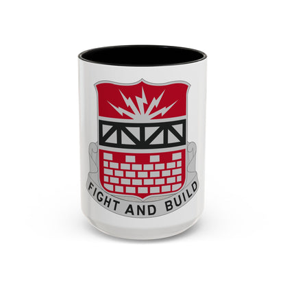 216 Engineer Battalion (U.S. Army) Accent Coffee Mug