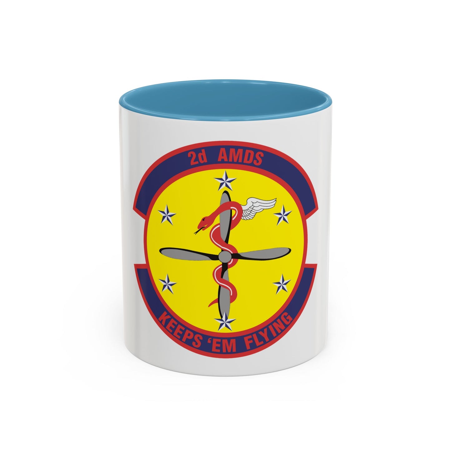 2d Aerospace Medical Squadron (U.S. Air Force) Accent Coffee Mug