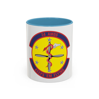 2d Aerospace Medical Squadron (U.S. Air Force) Accent Coffee Mug