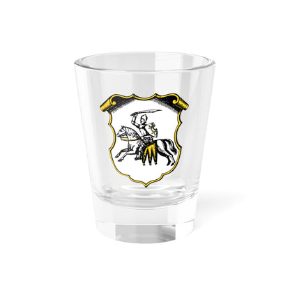 Herbarz Kaspra Niesieckiego Полоцкое (Lithuania) (Coat of Arms) Shot Glass 1.5oz