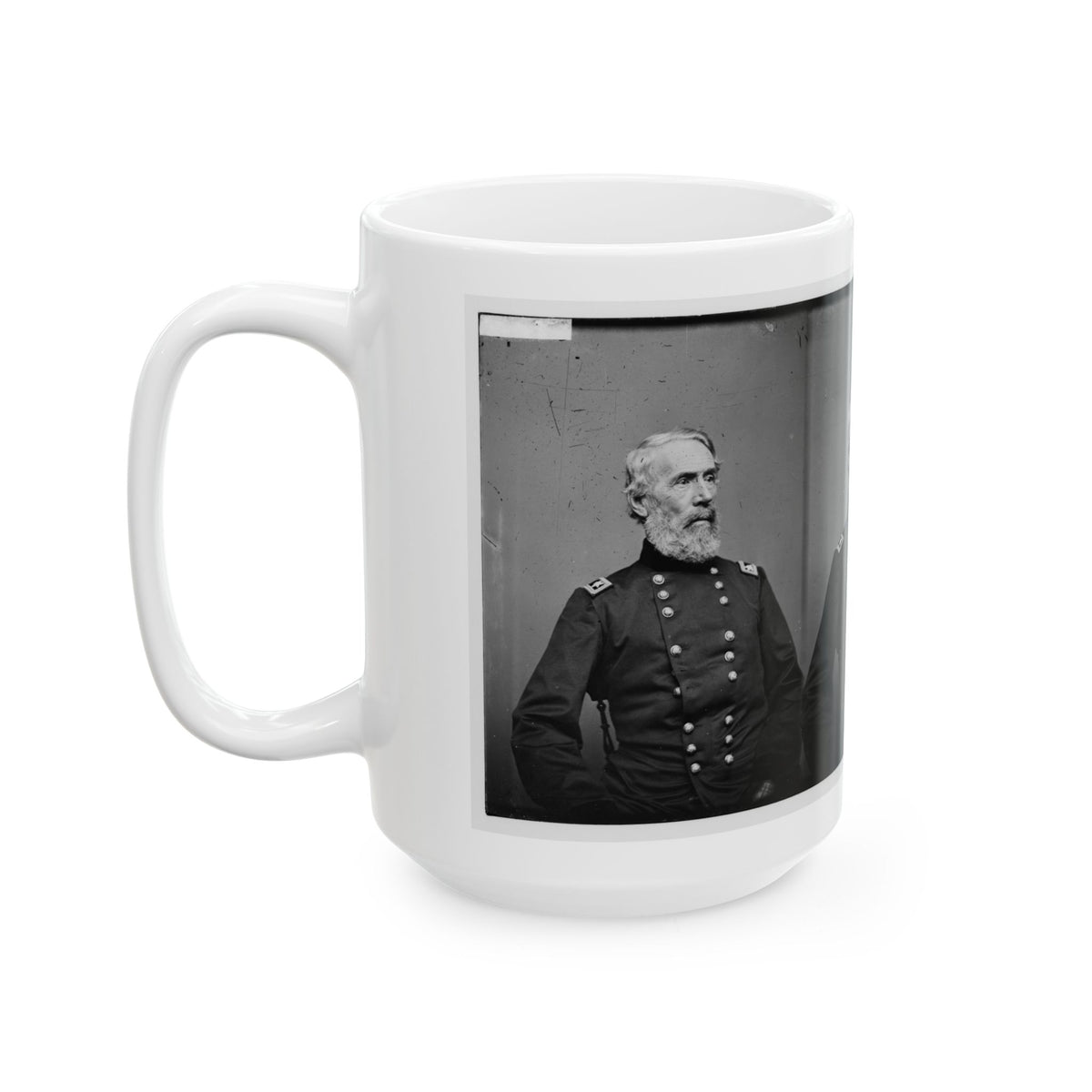 Portrait Of Maj. Gen. Edwin V. Sumner, Officer Of The Federal Army (U.S. Civil War) White Coffee Mug
