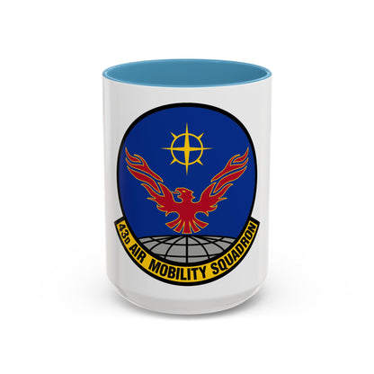 43 Air Mobility Squadron AMC (U.S. Air Force) Accent Coffee Mug