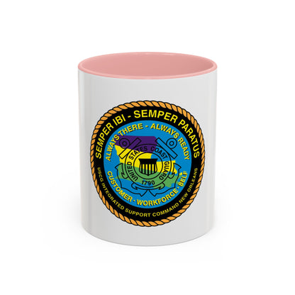 USCG ISC New Orleans (U.S. Coast Guard) Accent Coffee Mug