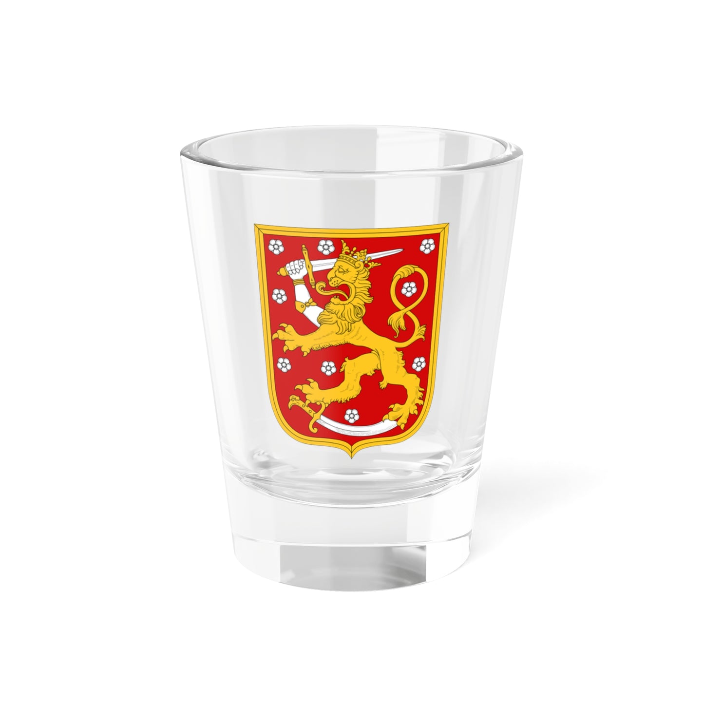 Coat of arms of Finland 1920 - Shot Glass 1.5oz