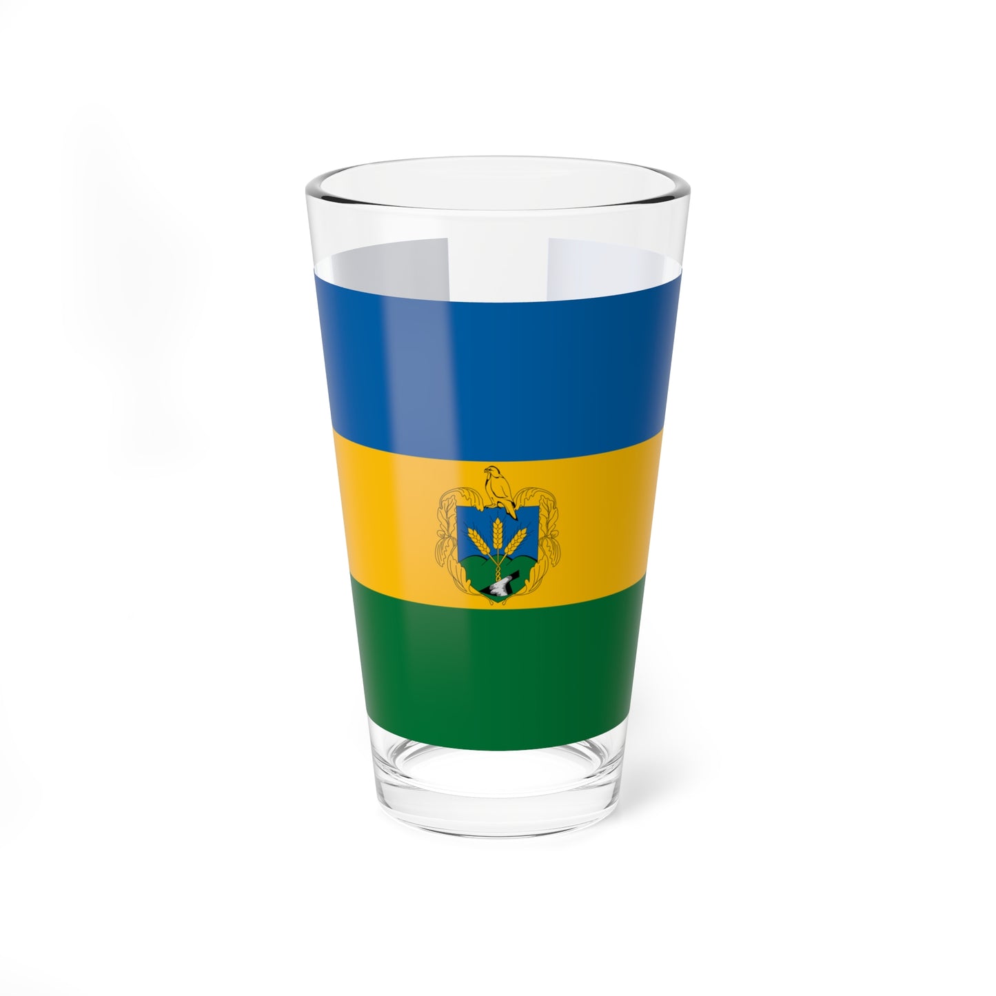 Flag of Piliscsaba variant (Hungary) Pint Glass 16oz