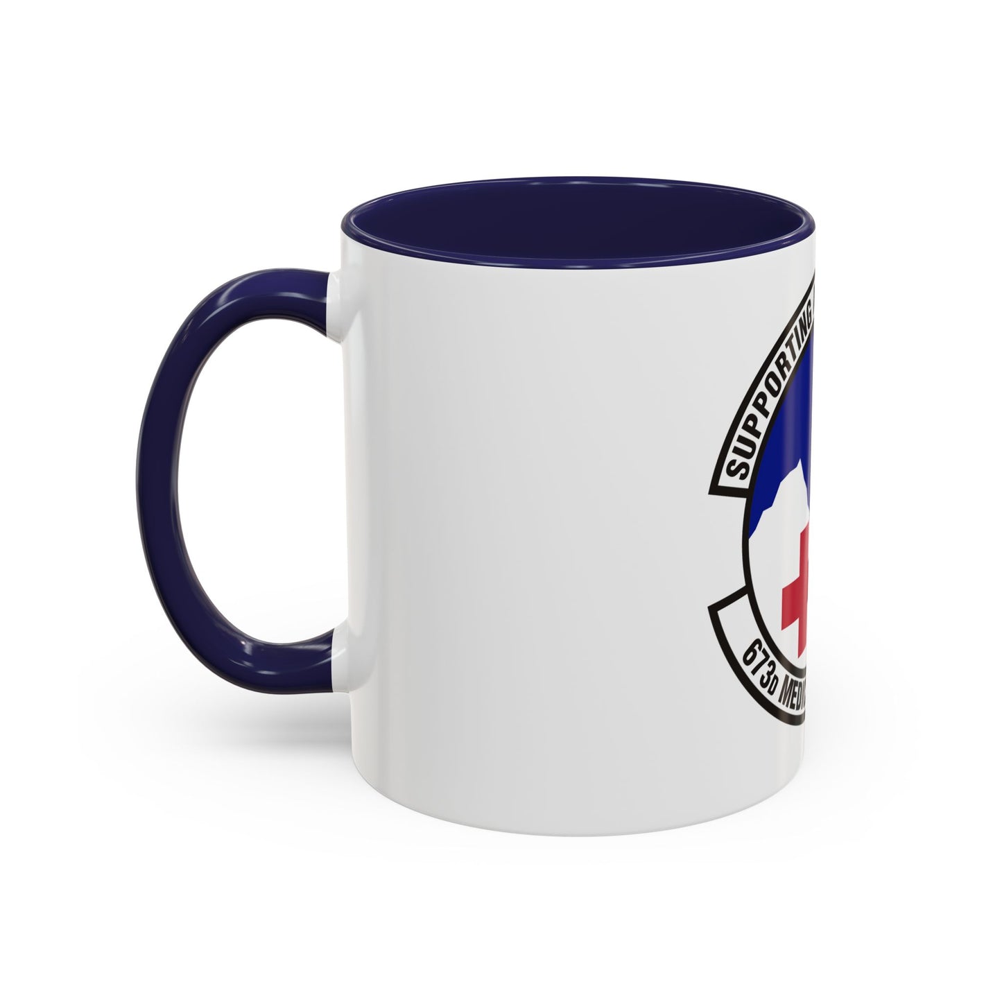 673d Medical Support Squadron (U.S. Air Force) Accent Coffee Mug