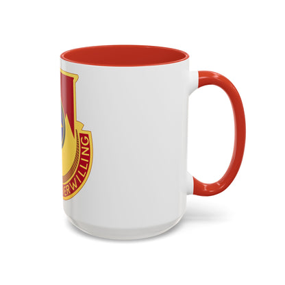 607th Armored Field Artillery Battalion (U.S. Army) Accent Coffee Mug