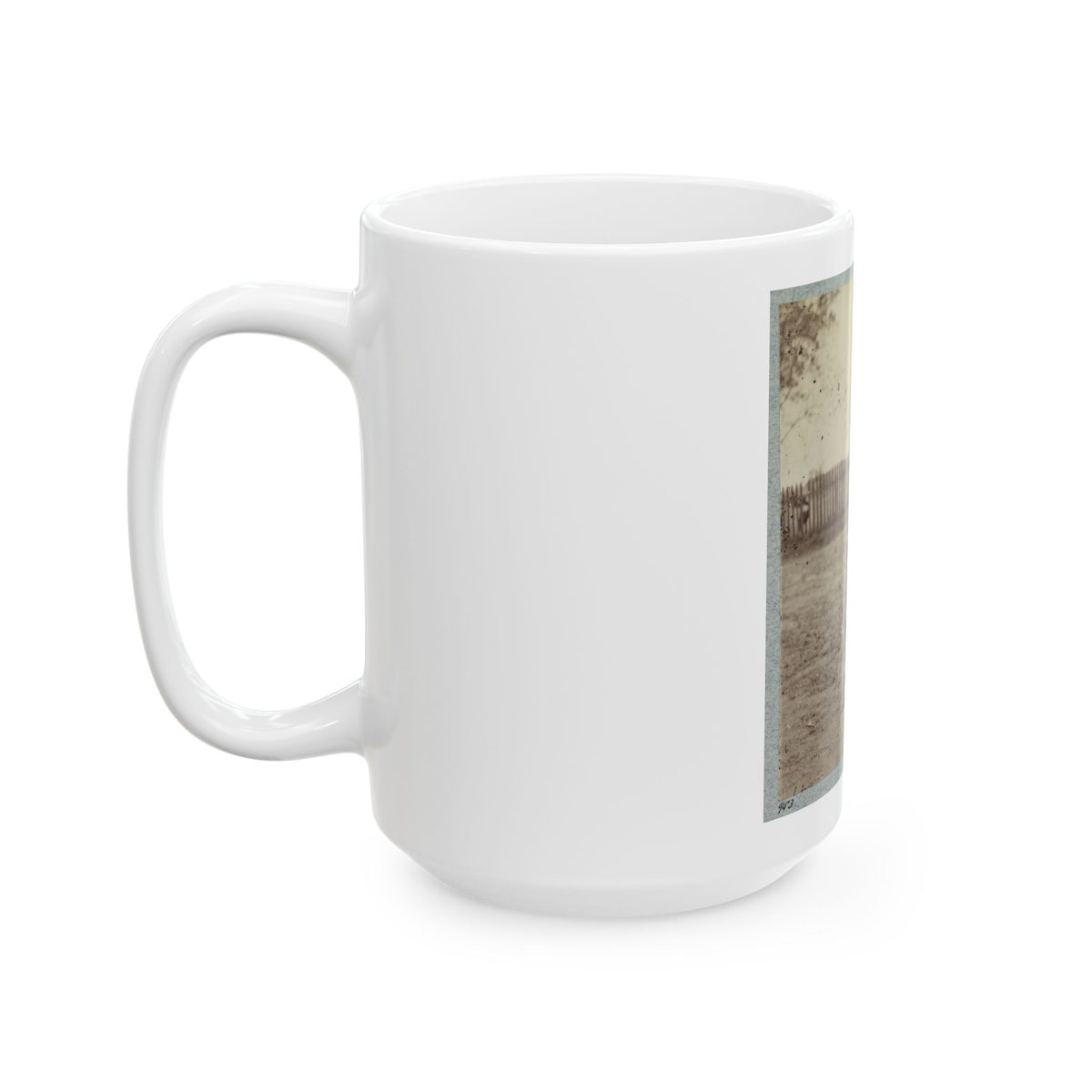 7th New York State Militia, Camp Cameron, D.C., 1861. (U.S. Civil War) White Coffee Mug