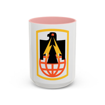 11th Signal Brigade (U.S. Army) Accent Coffee Mug