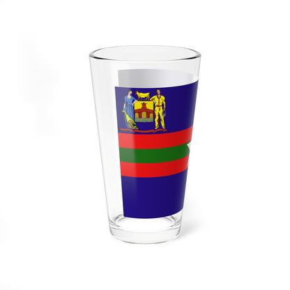 Bandera del Municipio Alberto Adriani (Venezuela) Pint Glass 16oz
