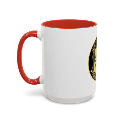 USCG Station Yaquina Bay (U.S. Coast Guard) Accent Coffee Mug