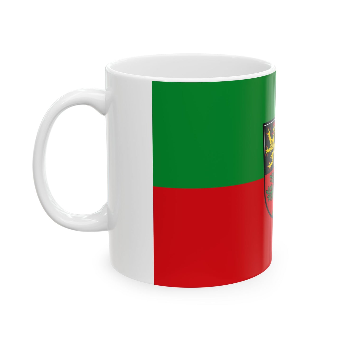 Flag of Weiden in der Oberpfalz Germany - White Coffee Mug-Go Mug Yourself