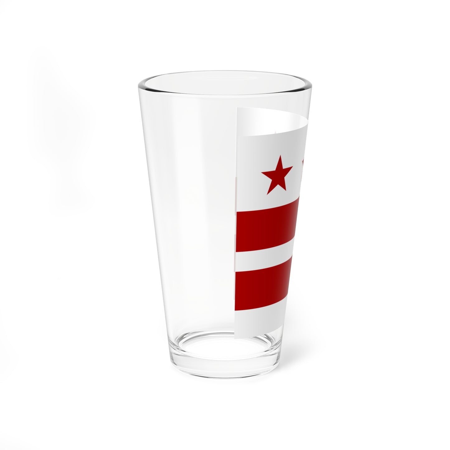 Flag of Washington D.C. 1 (United States) Pint Glass 16oz