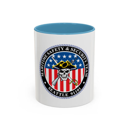 Maritime Safety & Security Team Seattle MSST (U.S. Coast Guard) Accent Coffee Mug