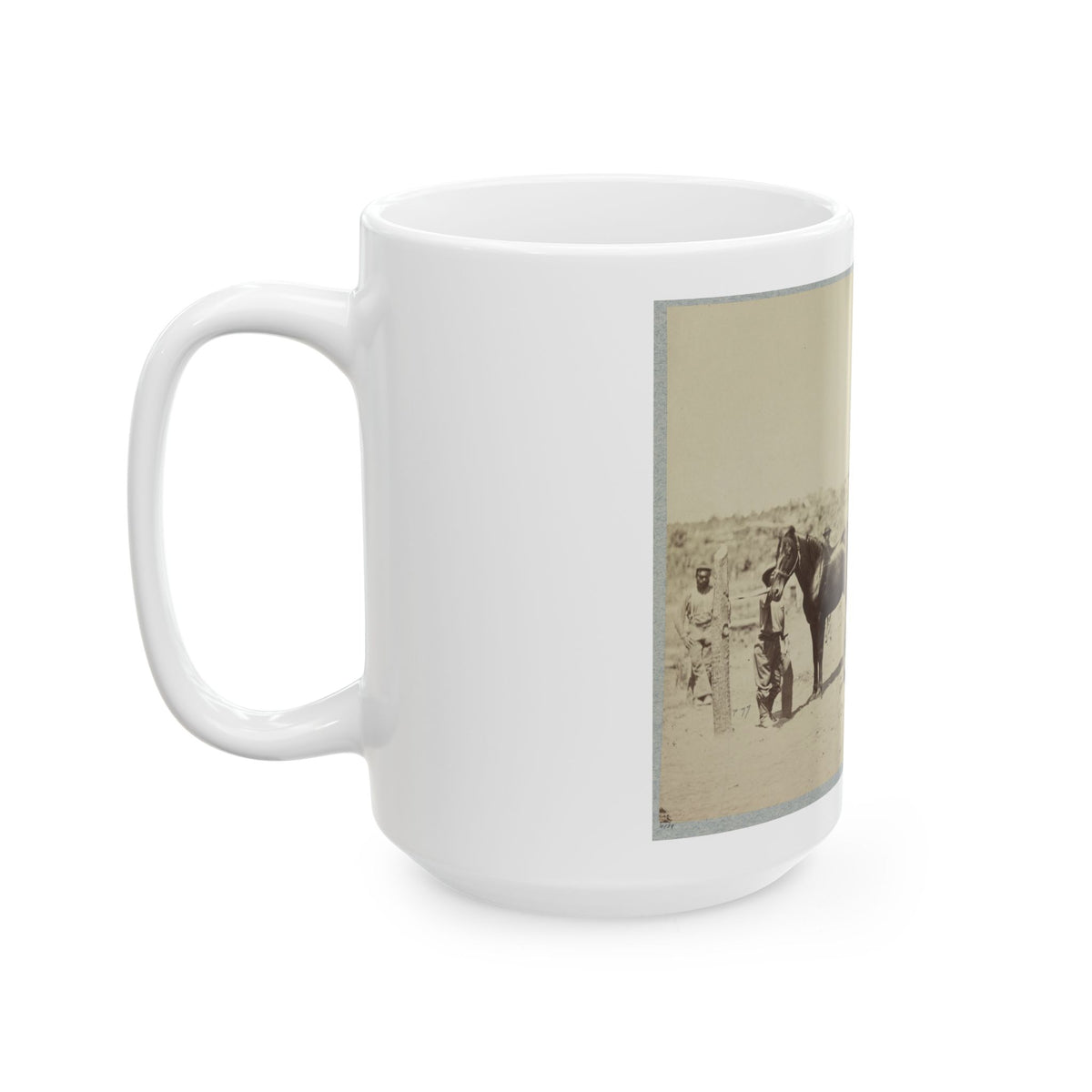 Army Forge In Front Of Petersburg, Va. (U.S. Civil War) White Coffee Mug