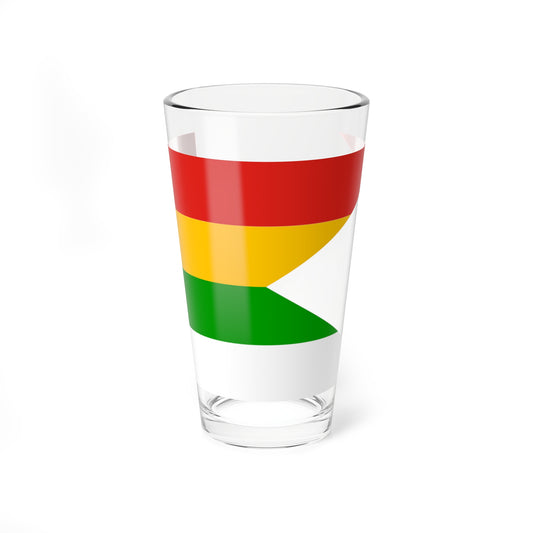 Proposed Imperial Chinese Navy 2nd Commodores Flag 1890 (China) Pint Glass 16oz