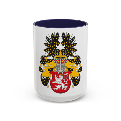 Coat of arms of the Kingdom of Bohemia - Accent Coffee Mug