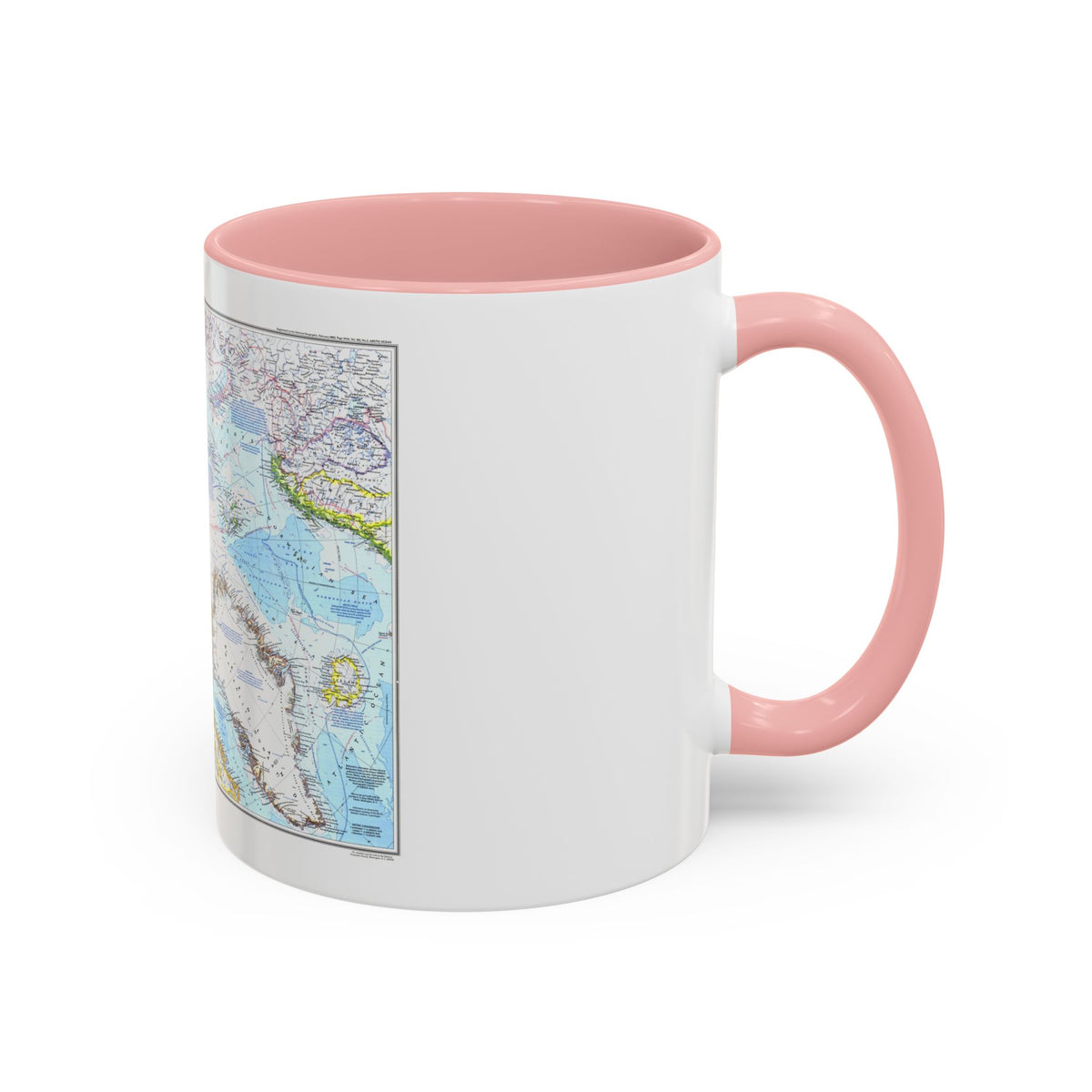 Arctic Ocean (1983) (Map) Accent Coffee Mug