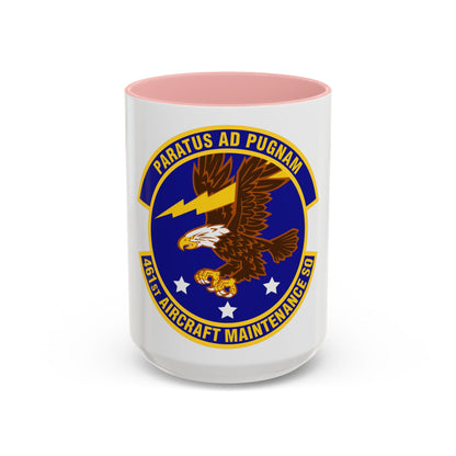461st Aircraft Maintenance Squadron (U.S. Air Force) Accent Coffee Mug