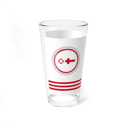 Bandera raramuri (Mexico) Pint Glass 16oz