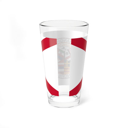 Flag of the Shanghai International Settlement pre-WWI (China) Pint Glass 16oz