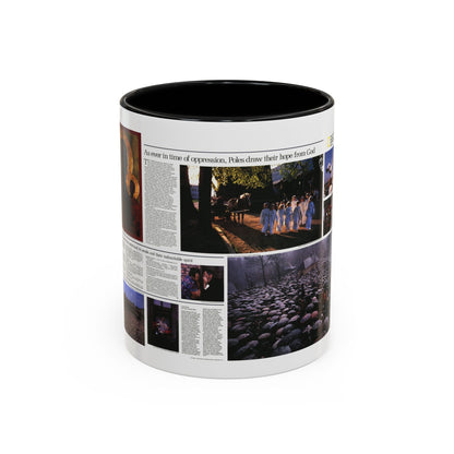 Poland - The Face and Faith 2 (1982) (Map) Accent Coffee Mug