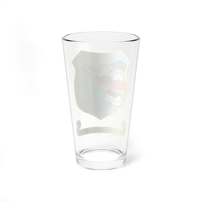 Coat of arms of Zelenikovo Municipality (North Macedonia) (Coat of Arms) Pint Glass 16oz