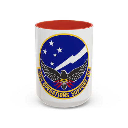 49th Operations Support Squadron (U.S. Air Force) Accent Coffee Mug