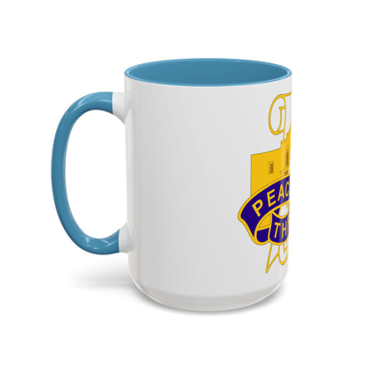 321 Civil Affairs Brigade 2 (U.S. Army) Accent Coffee Mug