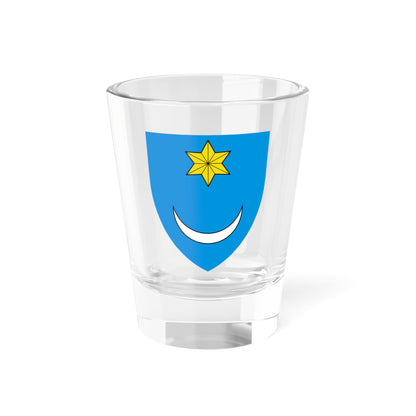 Coat of Arms of Central Croatia - Shot Glass 1.5oz