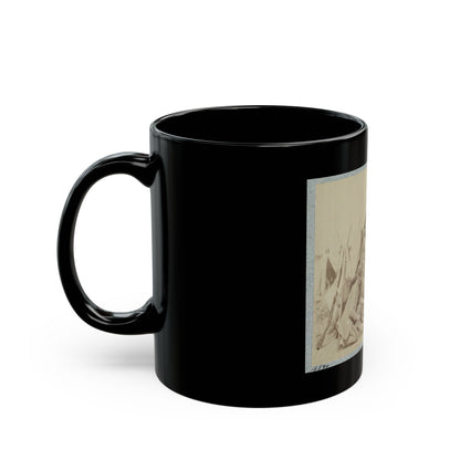 7th N.Y. State Militia, Camp Cameron, D.C., 1861 003 (U.S. Civil War) Black Coffee Mug