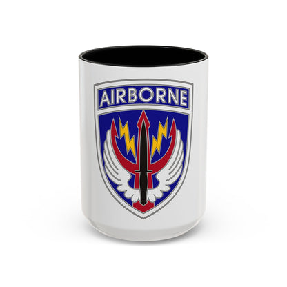 Special Operations Command Central (U.S. Army) Accent Coffee Mug