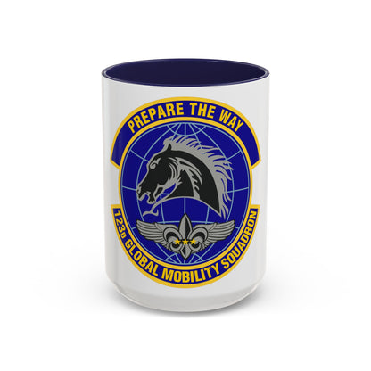 123d Global Mobility Squadron (U.S. Air Force) Accent Coffee Mug