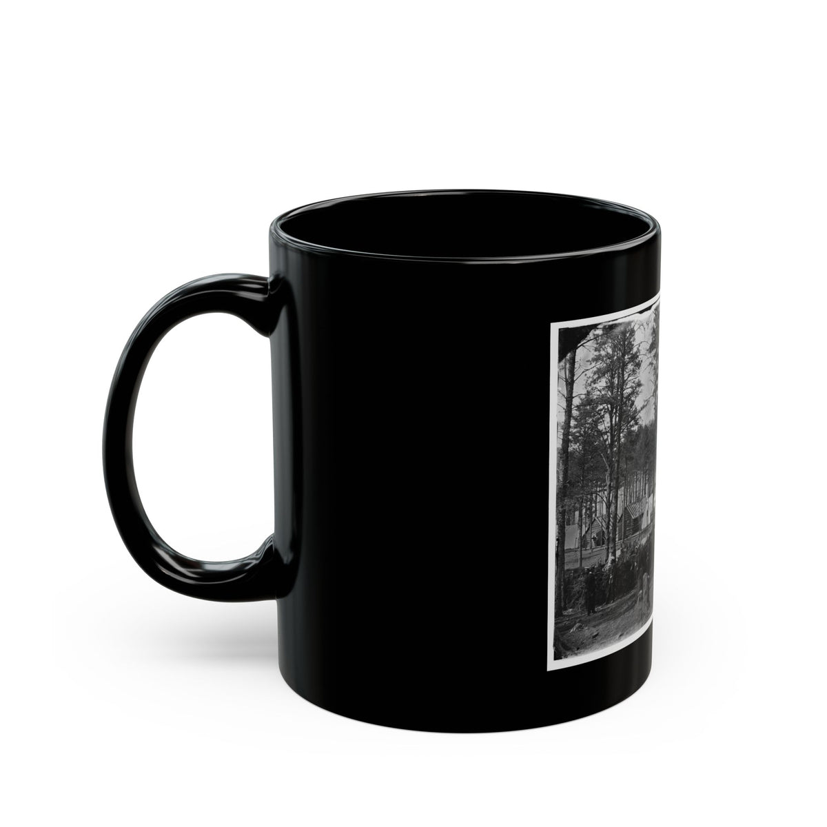 Brandy Station, Va. Camp At Army Of The Potomac Headquarters; Zouaves In Foreground (U.S. Civil War) Black Coffee Mug