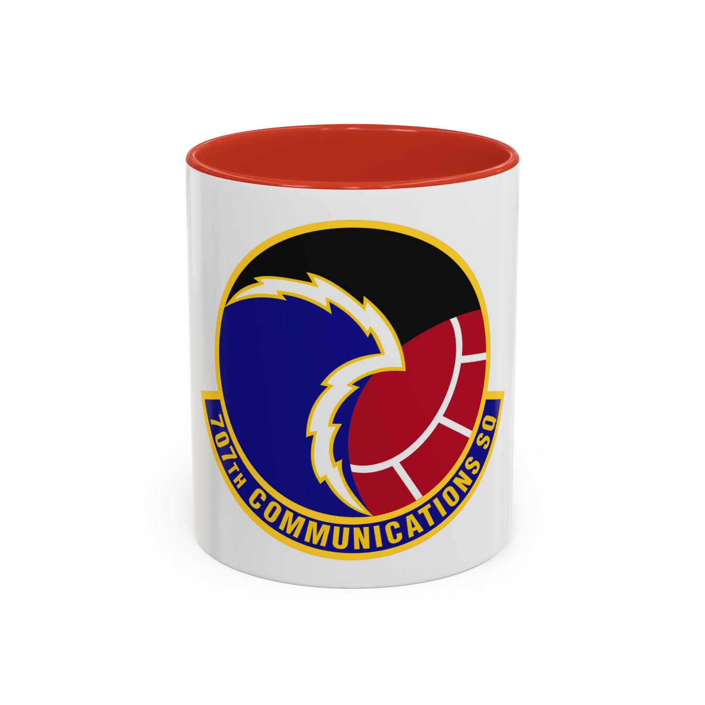 707th Communications Squadron (U.S. Air Force) Accent Coffee Mug