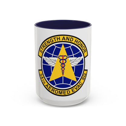 34th Aeromedical Evacuation Squadron (U.S. Air Force) Accent Coffee Mug