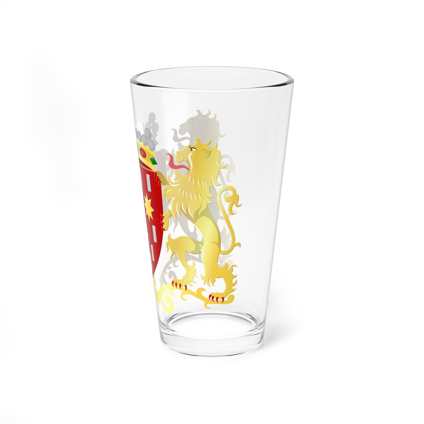 De Pinte wapen (Belgium) (Coat of Arms) Pint Glass 16oz