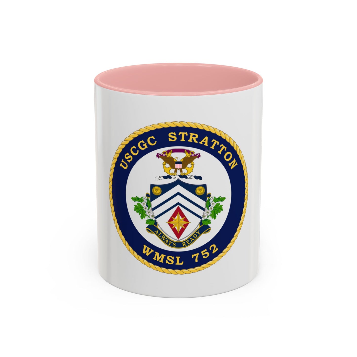 USCG Stratton WMSL 752 (U.S. Coast Guard) Accent Coffee Mug