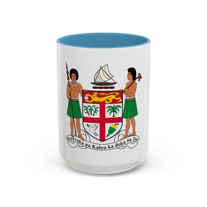 Coat of arms of Fiji - Accent Coffee Mug