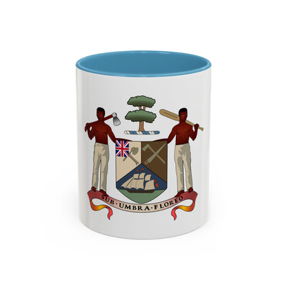 Coat of arms of British Honduras (1907-1967) - Accent Coffee Mug