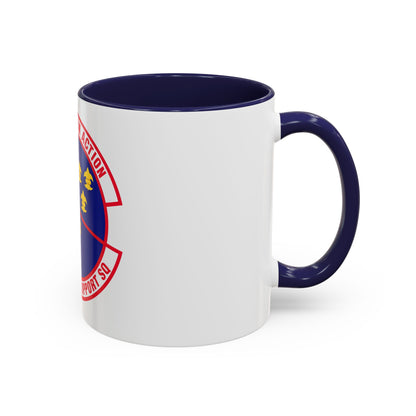 707 Force Support Squadron AFISRA (U.S. Air Force) Accent Coffee Mug
