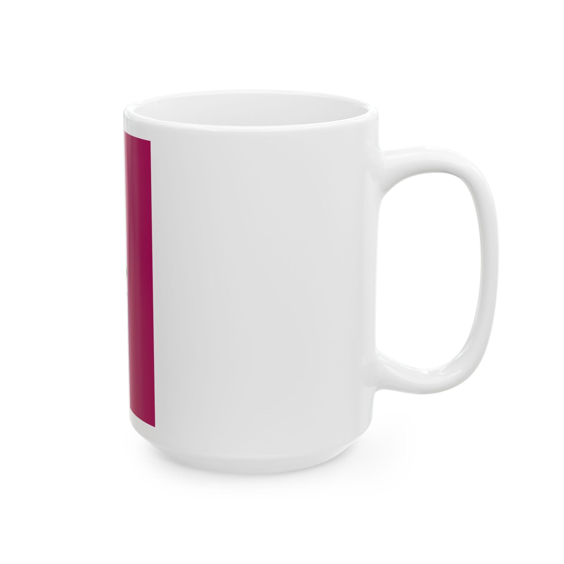San Marino 1465 Battle Standard - Carlo Malagola reconstruction (San Marino) White Coffee Mug-Go Mug Yourself