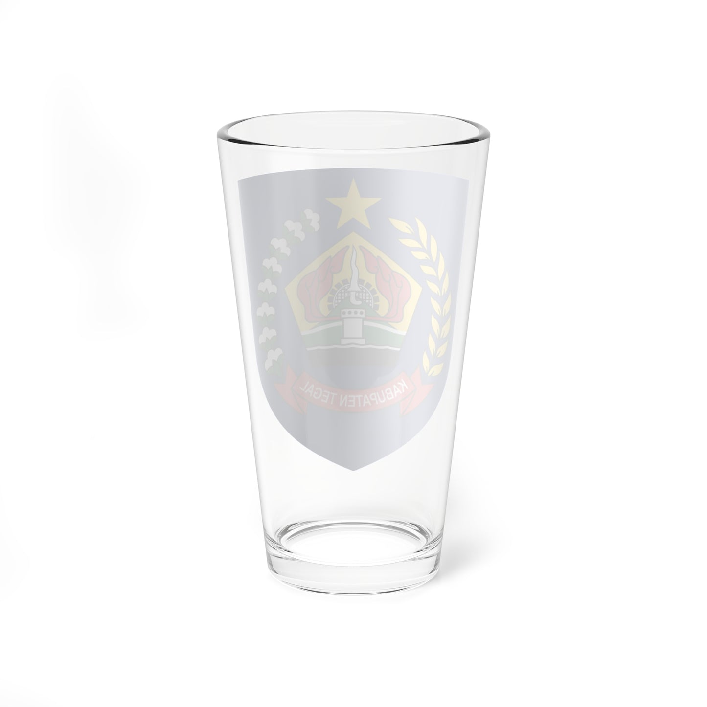 Shield of Tegal Regency (Indonesia) (Coat of Arms) Pint Glass 16oz