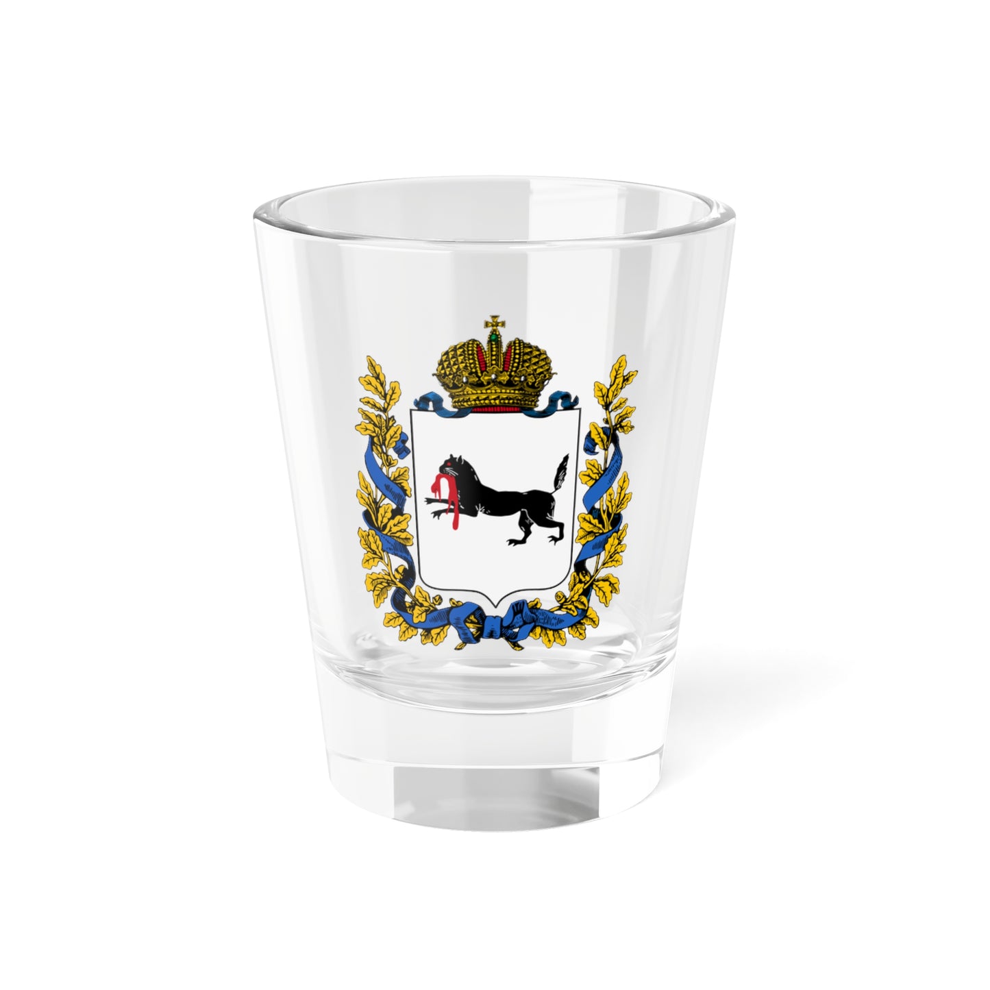 Coat of arms of Irkutsk Governorate 1878 Sukachov (Russia) (Coat of Arms) Shot Glass 1.5oz