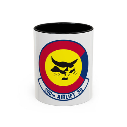 200 Airlift Squadron (U.S. Air Force) Accent Coffee Mug