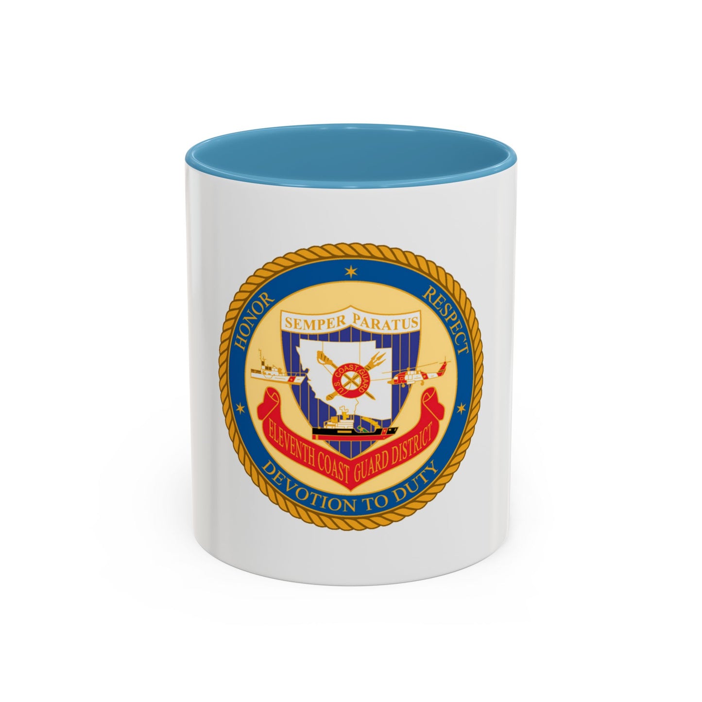 ELEVENTH COAST GUARD DISTRICT (U.S. Coast Guard) Accent Coffee Mug
