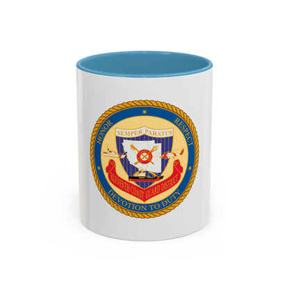 ELEVENTH COAST GUARD DISTRICT (U.S. Coast Guard) Accent Coffee Mug