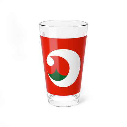 Flag of Rishiri Hokkaido (Japan) Pint Glass 16oz