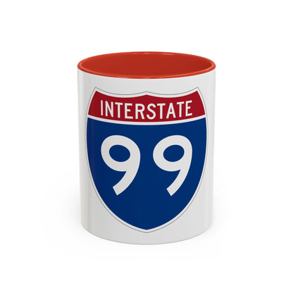 Interstate 99 (U.S. Highways) Accent Coffee Mug