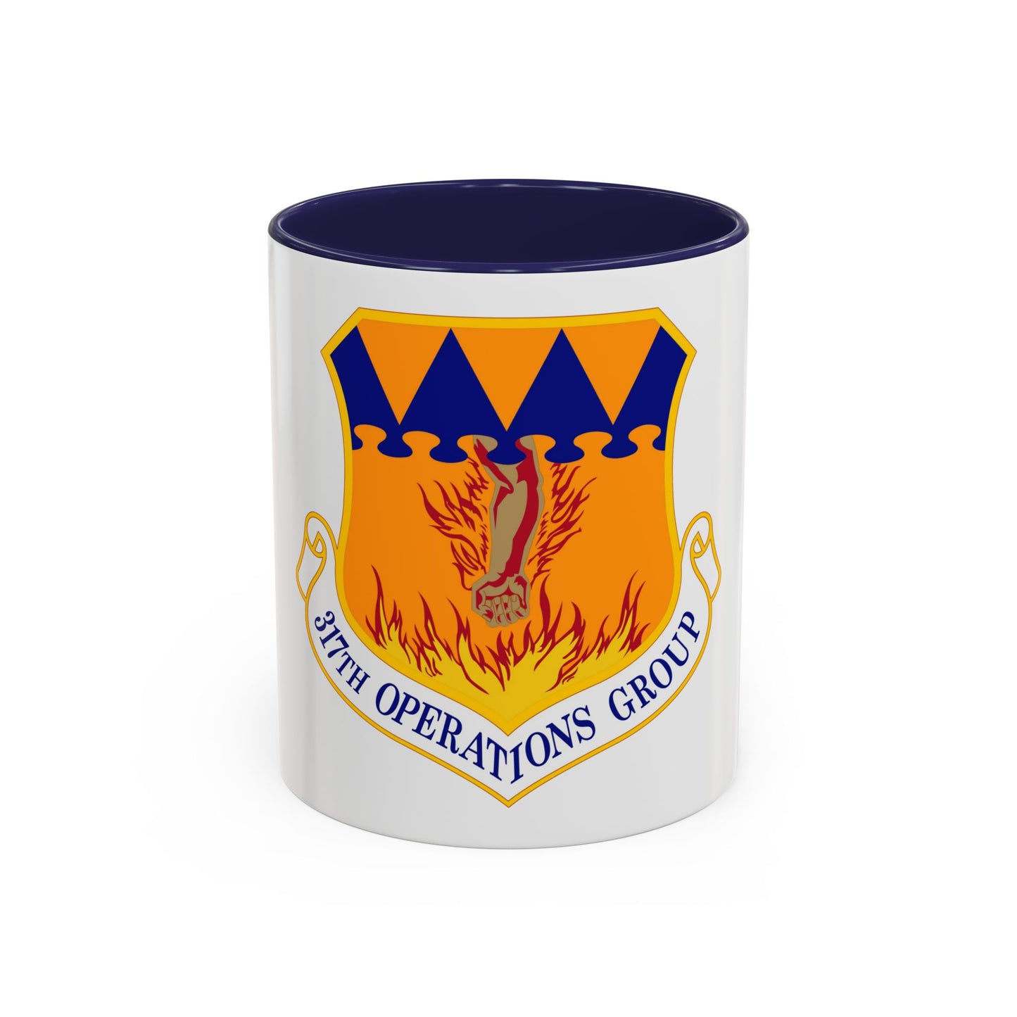 317 Operations Group AMC (U.S. Air Force) Accent Coffee Mug